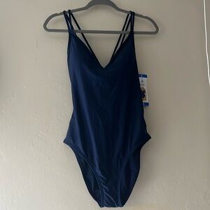 Hurley Cross Back One Piece Swimsuit